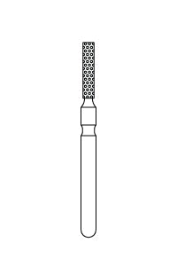Priva Rotary Instruments — Flat End Cylinder, 5/Pkg