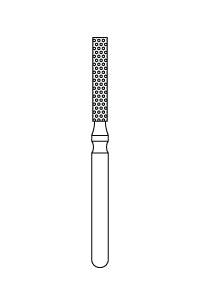 Priva Rotary Instruments — Flat End Cylinder, 5/Pkg