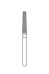 Priva Rotary Instruments — Flat End Taper, 5/Pkg