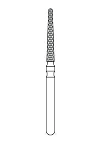 Priva Rotary Instruments — Round End Taper, 5/Pkg