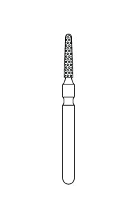 Priva Rotary Instruments — Round End Taper, 5/Pkg