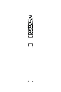 Priva Rotary Instruments — Round End Taper, 5/Pkg