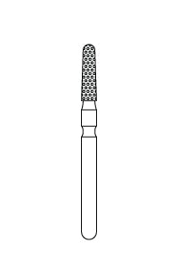 Priva Rotary Instruments — Round End Taper, 5/Pkg