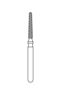 Priva Rotary Instruments — Round End Taper, 5/Pkg