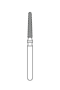 Priva Rotary Instruments — Round End Taper, 5/Pkg