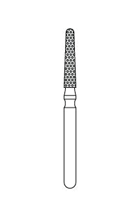 Priva Rotary Instruments — Round End Taper, 5/Pkg