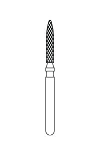 Priva Rotary Instruments — Flame, 5/Pkg