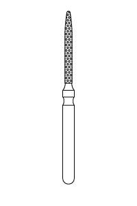 Priva Rotary Instruments — Flame, 5/Pkg