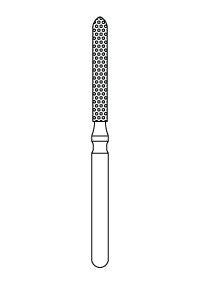 Priva Rotary Instruments — Flame, 5/Pkg