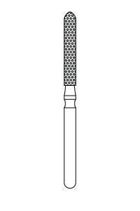 Priva Rotary Instruments — Flame, 5/Pkg