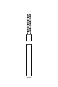 Priva Rotary Instruments — Round-End Cylinder, 5/Pkg