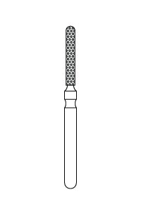 Priva Rotary Instruments — Round-End Cylinder, 5/Pkg