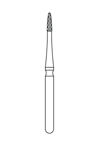 Priva Rotary Instruments — Flame, 5/Pkg