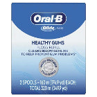 Oral-B Glide Healthy Gums Floss Refill, 160m Spool, Unflavored, 2/bx