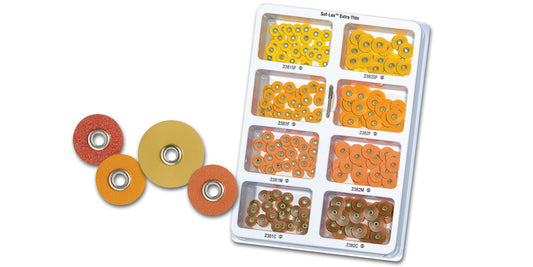 3M Sof-Lex Extra Thin Contouring & Polishing Discs, Medium ½" X-Thin Sof-Lex Discs, 85/pk