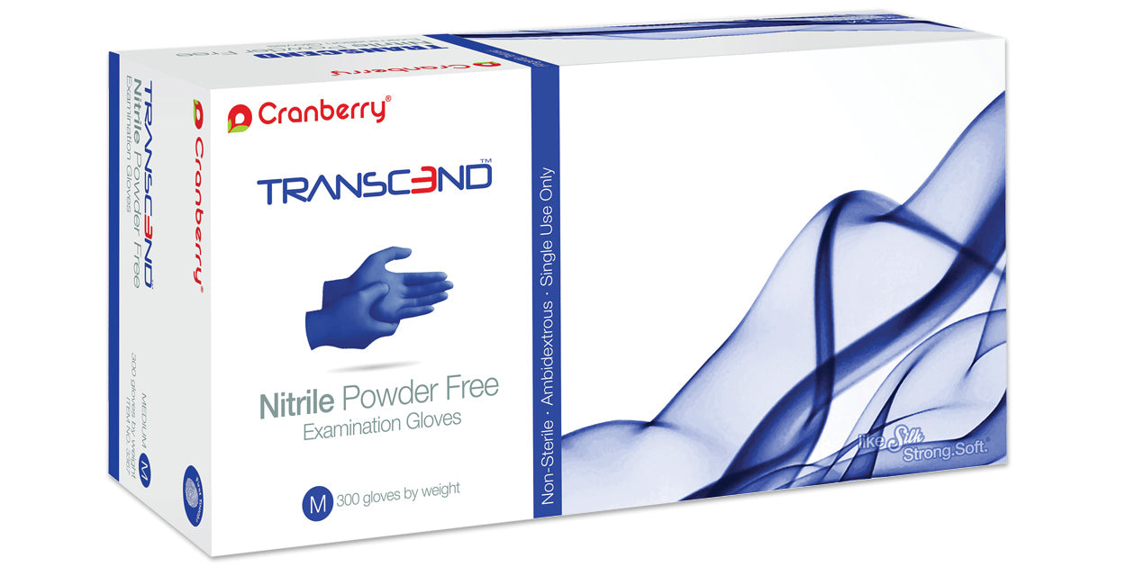 Transcend Nitrile Gloves, 300/pkg