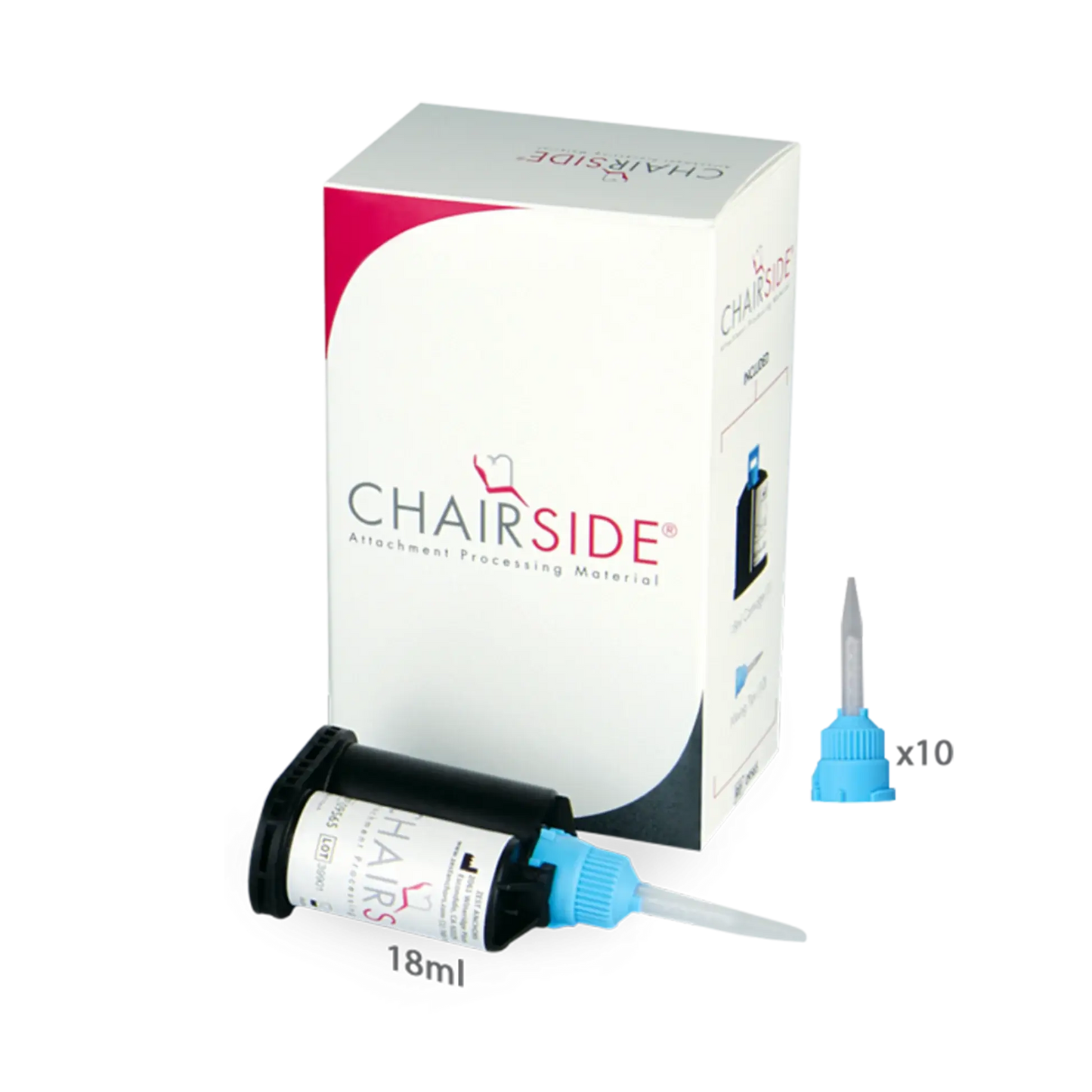 Zest LOCATOR CHAIRSIDE Attachment Processing Material Normal Set 18 mL cartridge with blue mixing tips