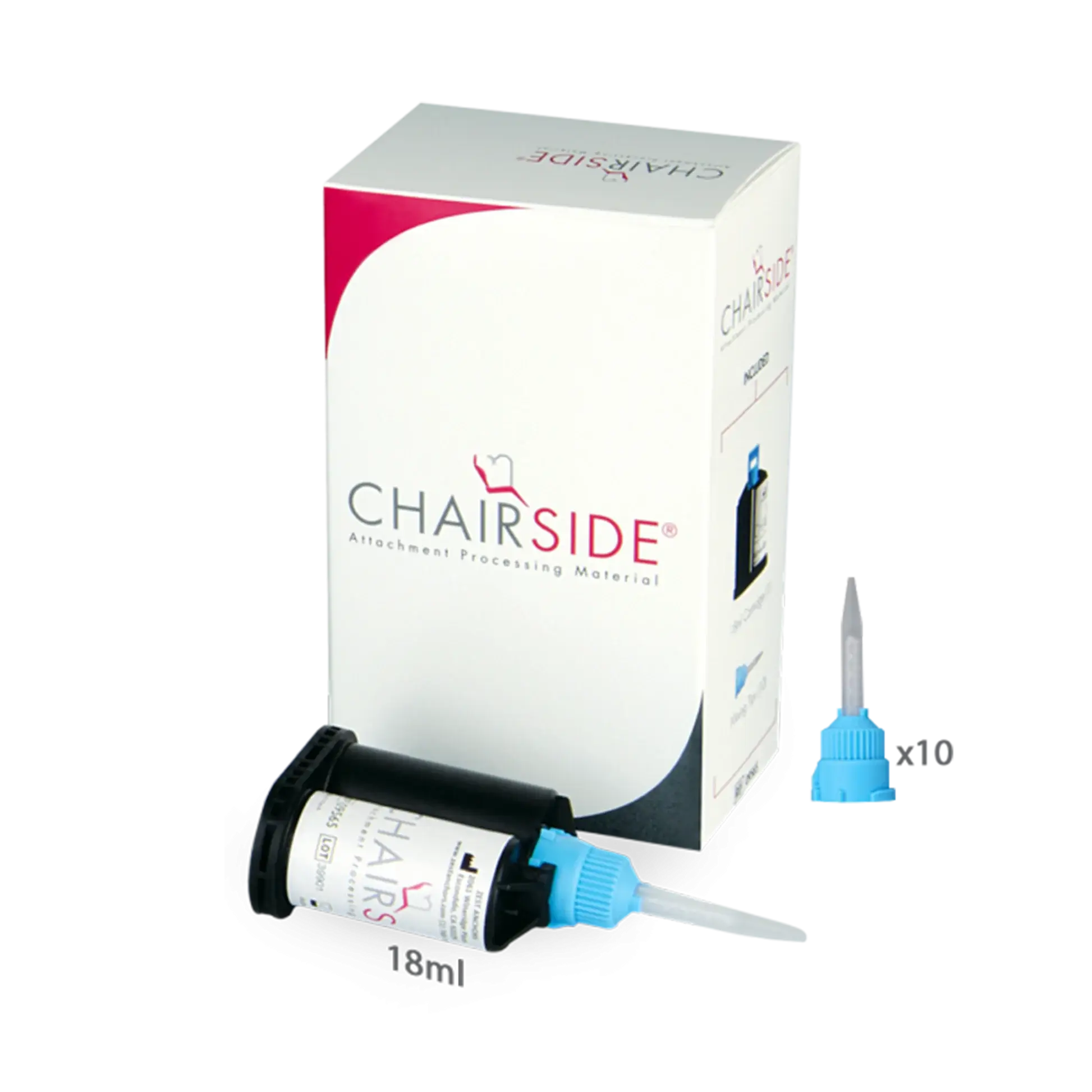 Zest LOCATOR CHAIRSIDE Attachment Processing Material Normal Set 18 mL cartridge with blue mixing tips