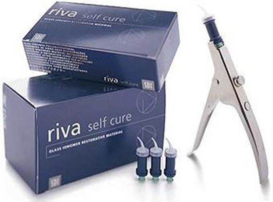 Riva Self Cure Capsules, Fast Set, Shade A3 Extra Light Yellow, 50/bx