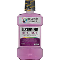 Mouthwash, Listerine Total Care, 1 Liter, 6/cs