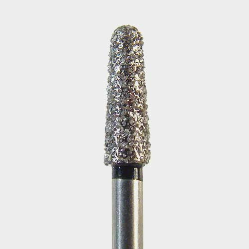 NeoDiamond FG #2424 SS (Short Shank) Coarse Grit, Round End Taper, 25/Pkg