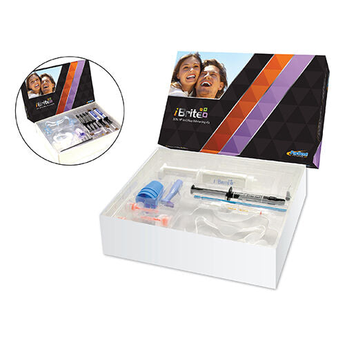 iBrite 30% HP in-office whitening kit - iBrite chairside tooth whitening kit, gel-type, 5-patient kit