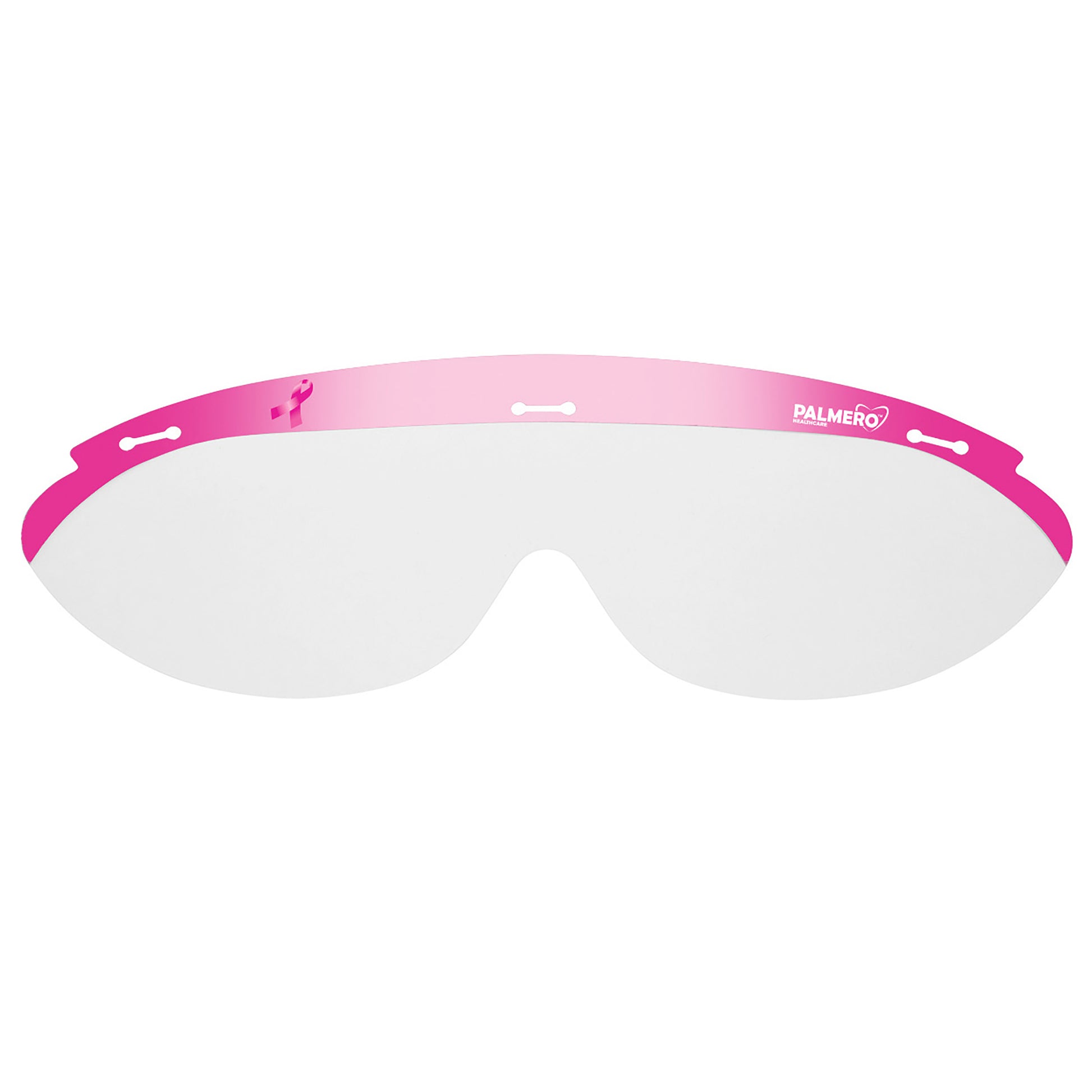 Dynamic Disposables Disposable Eyewear PINK, Replacement Lens clear (25/PK)