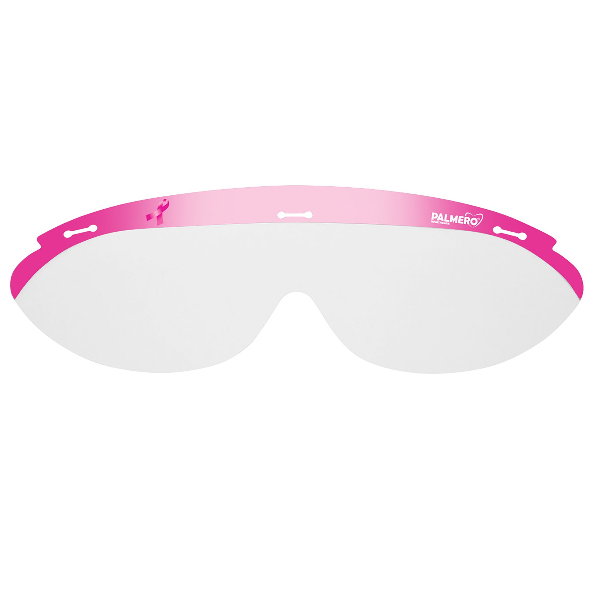 Dynamic Disposables Disposable Eyewear PINK, Replacement Lens clear (100/PK)