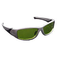 Pro-Opto Laser Silver, Black Frame, Green Lens