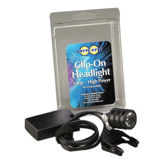 Eyewear-Brtye-Syte Headlights, Clip-On Unit comes with battery pack - High Power