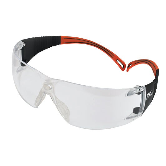 ProVision Flexiwrap, black frame/orange tips/clear lens