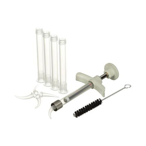 3M Elastomeric Syringes, Elastomer Syringe Set: 1 Syringe, 4 Tips, 4 Barrels & 1 Brush