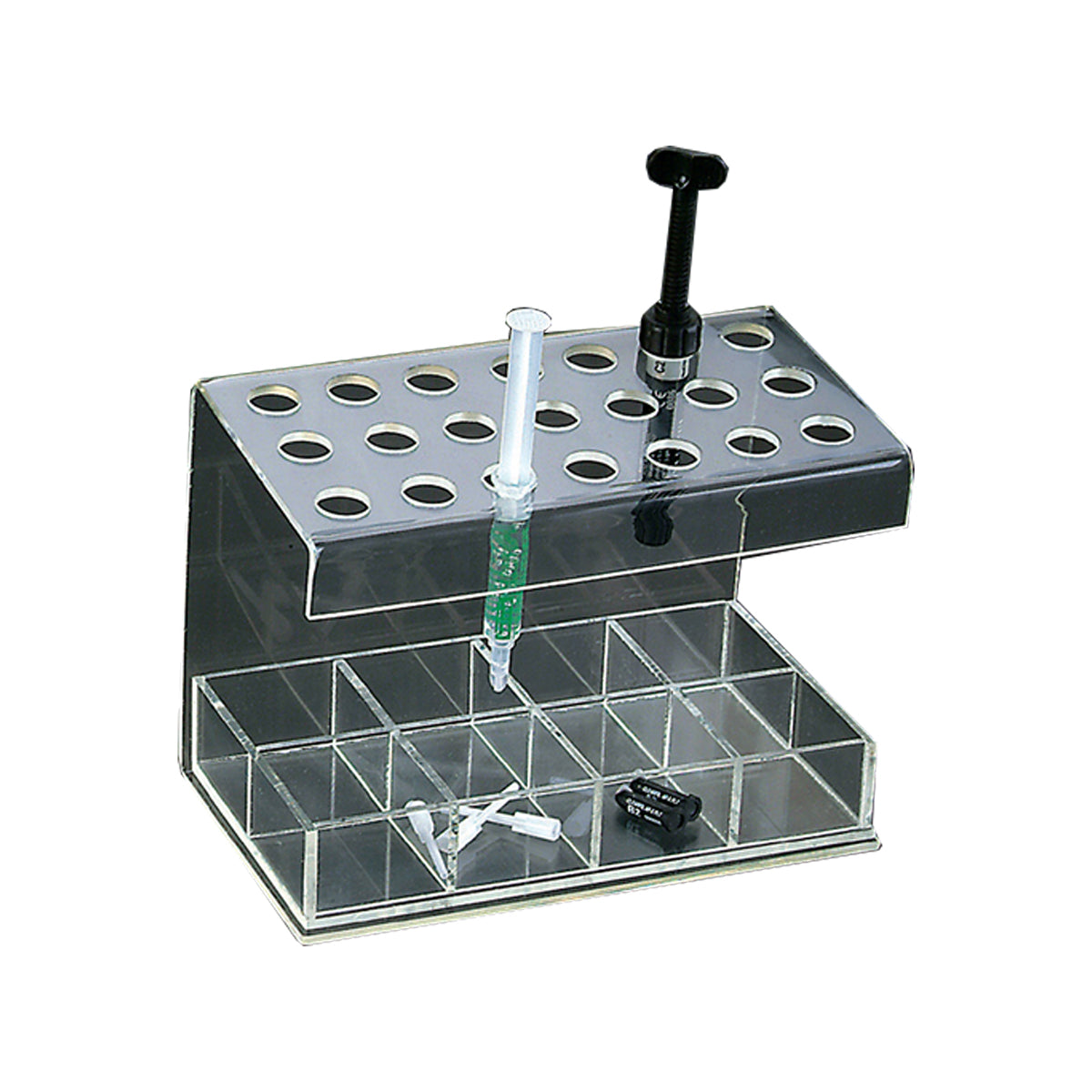 Composite Syringe Organziers , Acrylic Premium Mini Composite Syringes Organizer