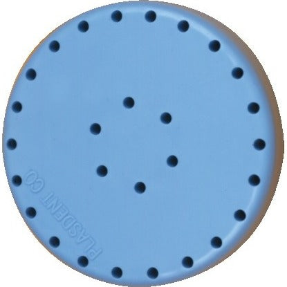 Silicone Large Round Bur Block, (Capacity: 28, Diameter: 2 13/16"), Blue, Each