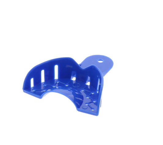 Excellent Disposable Impression Trays, #10 Anterior Upper, Royal Blue, (12Pcs/Bag)