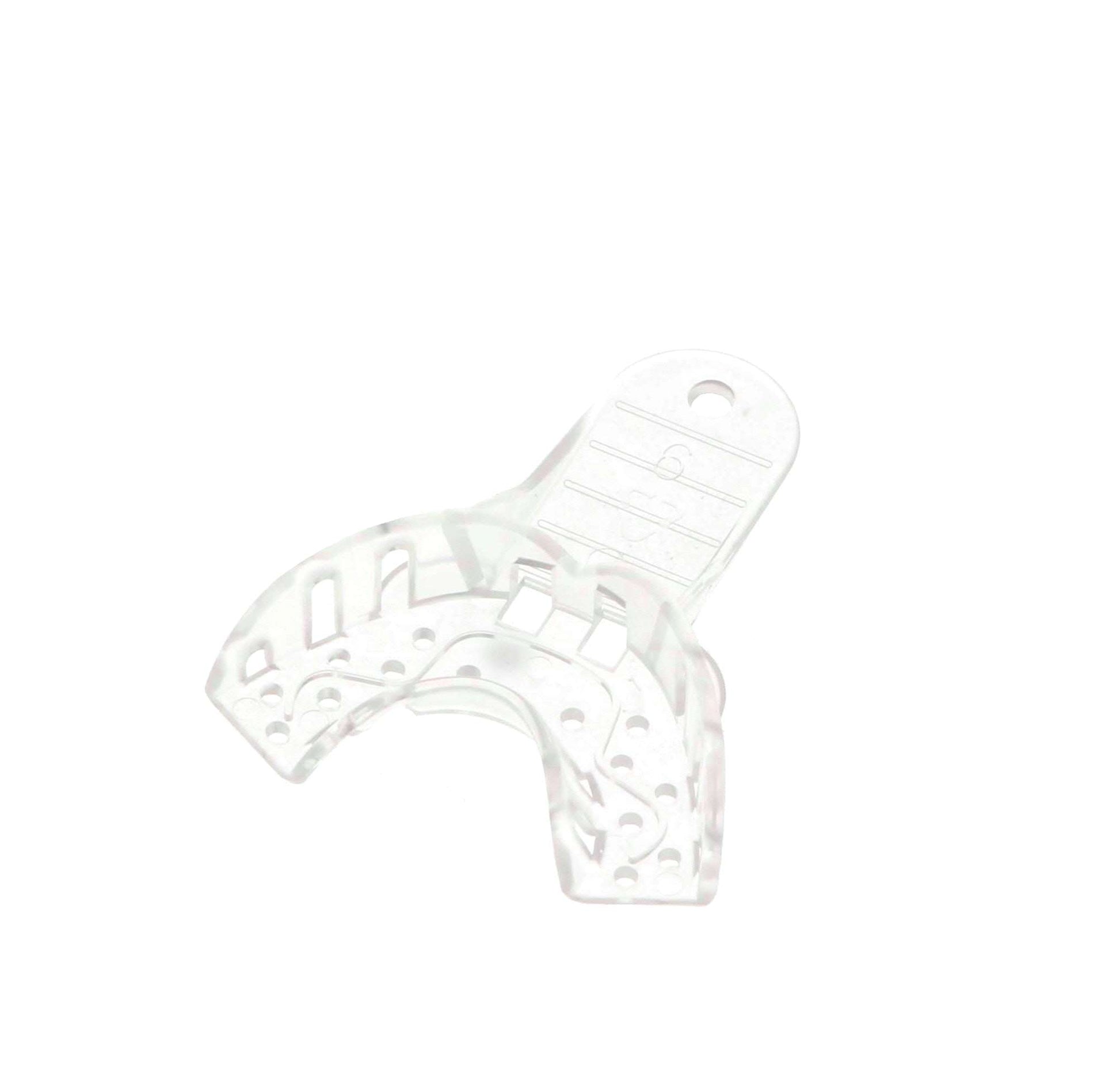Excellent-Crystal Disposable Impression Trays, #9 Anterior, Clear, (12Pcs/Bag)