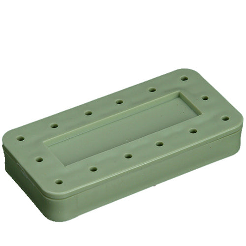 Rectangular Bur Block, (Capacity: 14,Diameter: 3" X 1_" X _" ), Green, Each