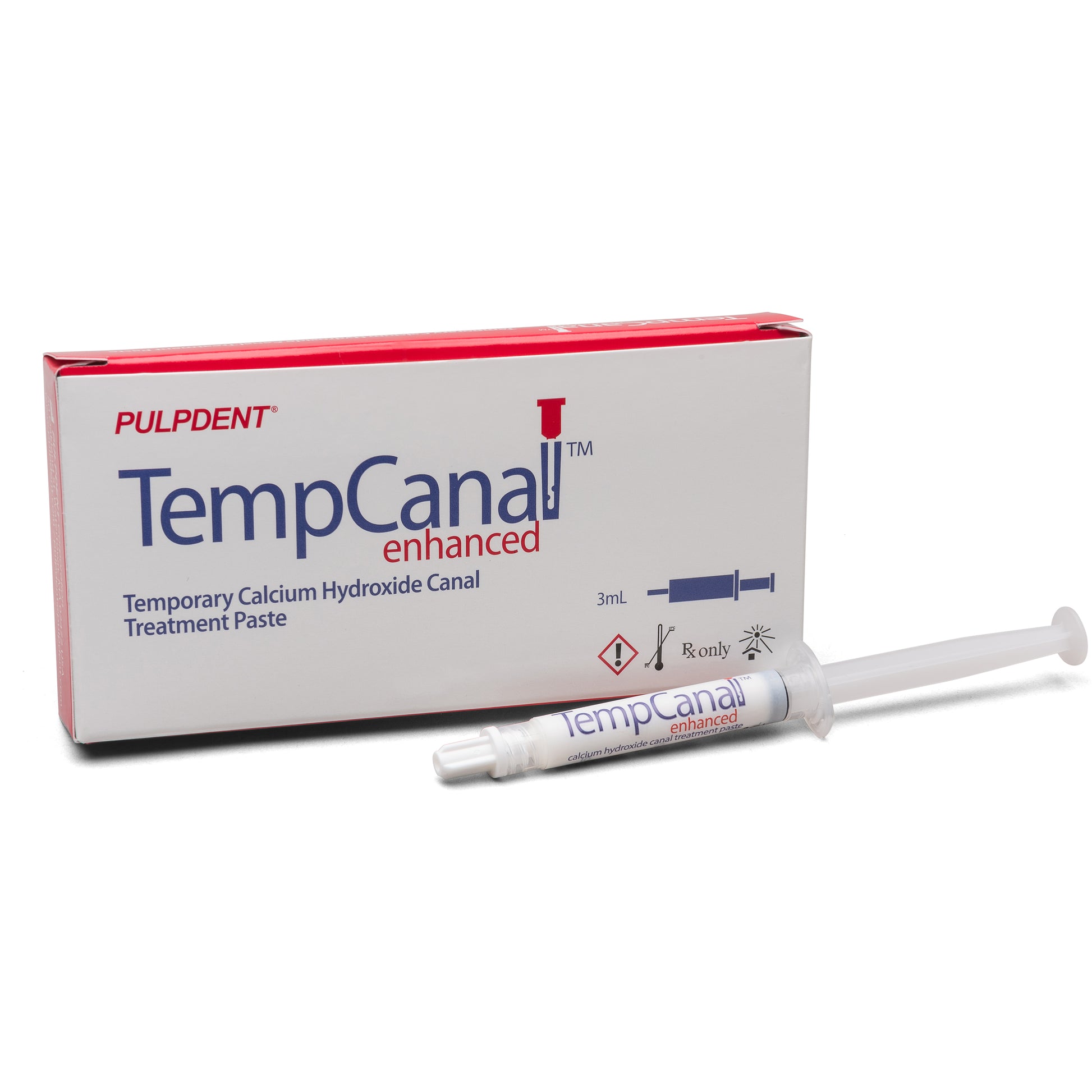 Tempcanal Enhanced- Calcium Hydroxide Canal Treatment Paste, 3 mL syringe