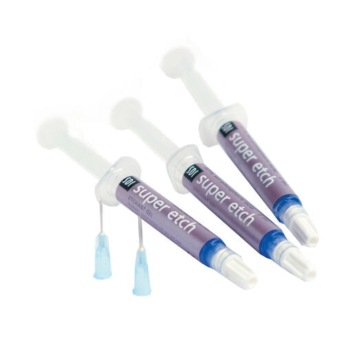 Super Etch Syringe Kit, 3 x 2mL Syringes with 25 Tips