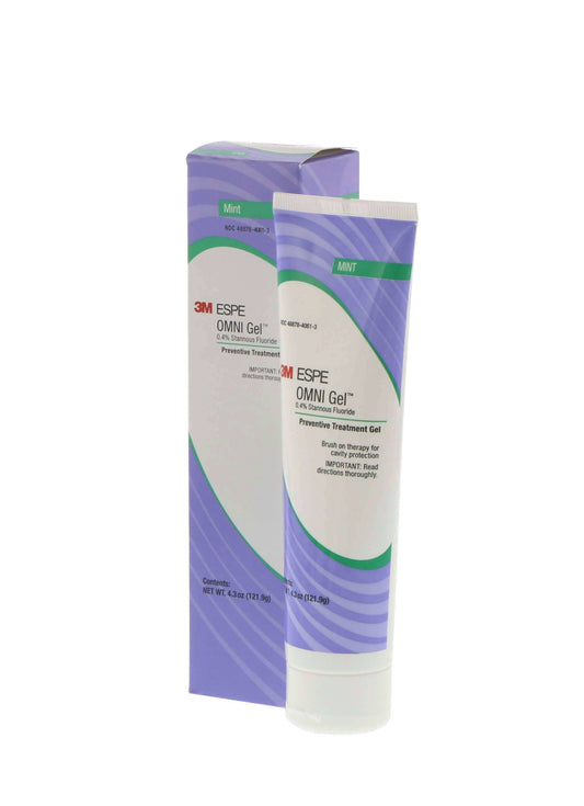 3M Omni Gel 0.4% Stannous Fluoride, Brush-On Gel, 4.3 oz Mint