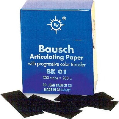 Blue Articulating Paper Strips, .008" (200 microns), 300 strips