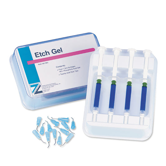 40% Etch Gel Kit (4-1.2ml Syringes, 20 Micro Etch Tips)