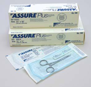 ASSURE Plus Pouches 3.25 x 6.5 (85mm x 165mm) Box of 200, #83000