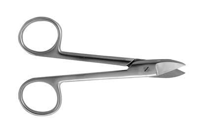 Crown Scissor 4.5"" Str Serr, J&J Instruments #12-030