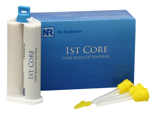 1st Core - Core Build Up Material, Yellow Automix Dispensing and Applicator Tips #0400