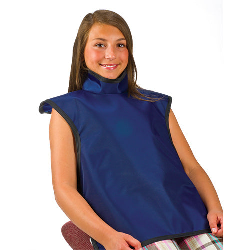 Lead Free Protective Child Size Bib Apron w/ Collar .25mm, 20"x20 1/2"