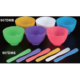 Disposable Mixing Spatulas (12Pcs/Bag), Neon-Blue