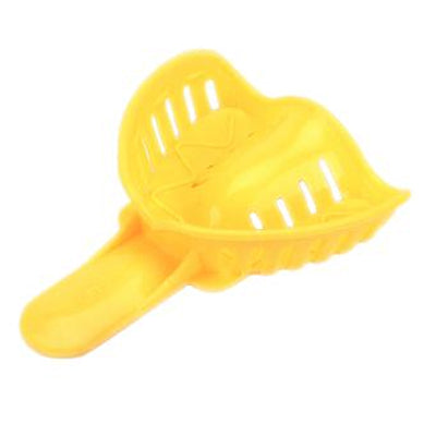 Excellent-Colors Ortho Impression Trays, #5 Adult Medium-Upper/Yellow (25Pcs/Bag)