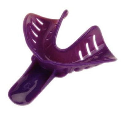 Excellent-Colors Ortho Impression Trays, #6 Adult Large-Lower/Purple (25Pcs/Bag)