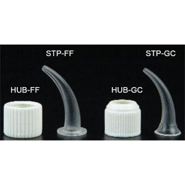 Tips For Free-Flow Syringe/Clear, (100Pcs/Bag)